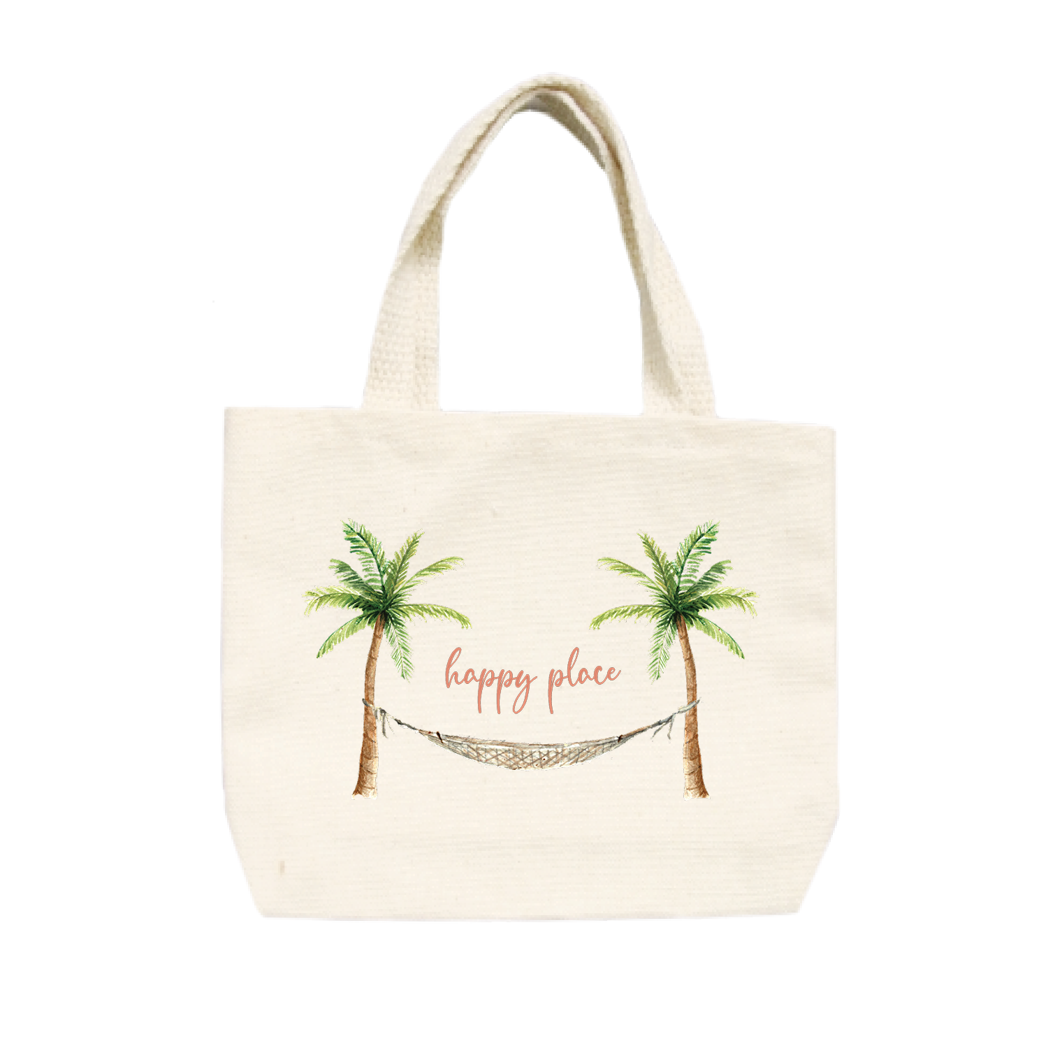 happy place small tote