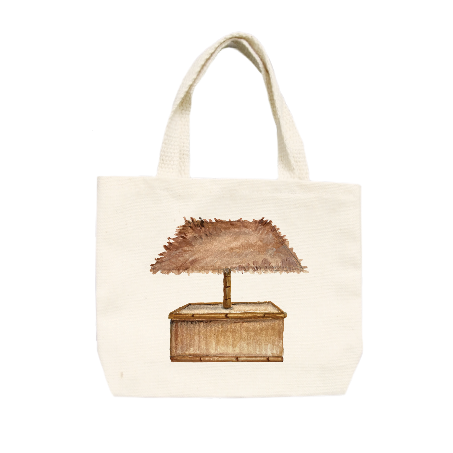 tiki hut small tote