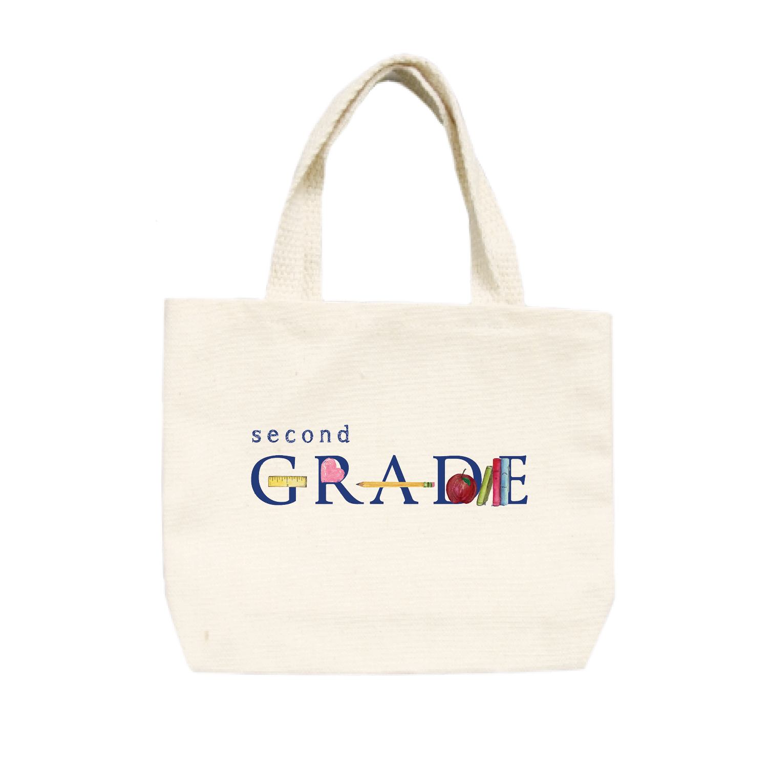 second grade small tote