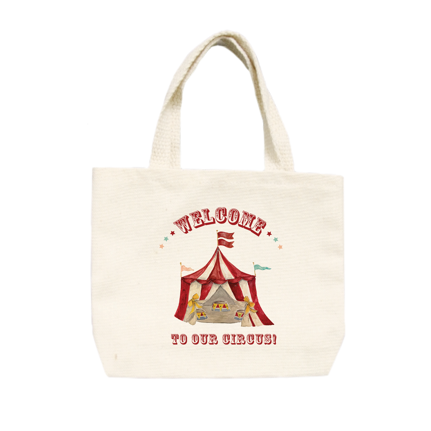 welcome to our circus small tote