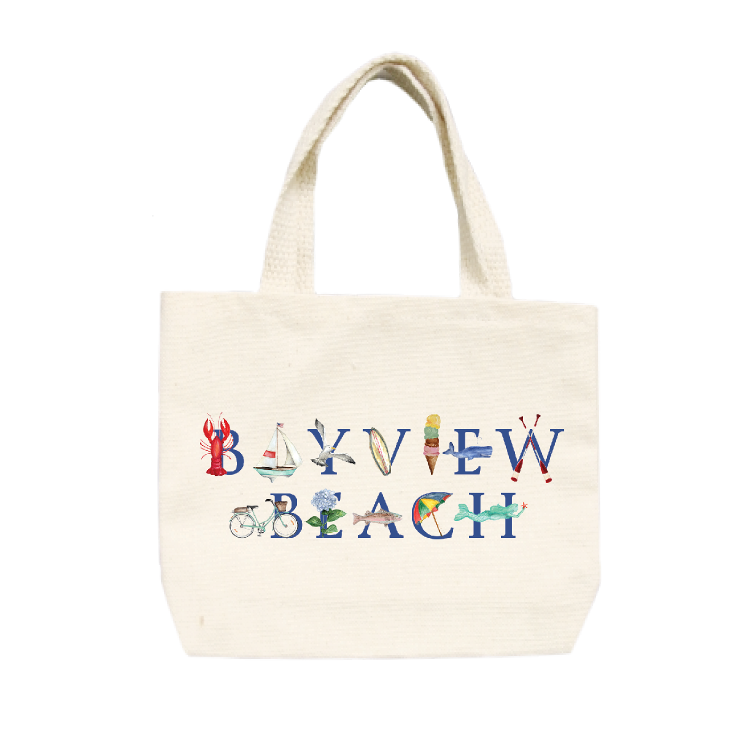bayview beach small tote