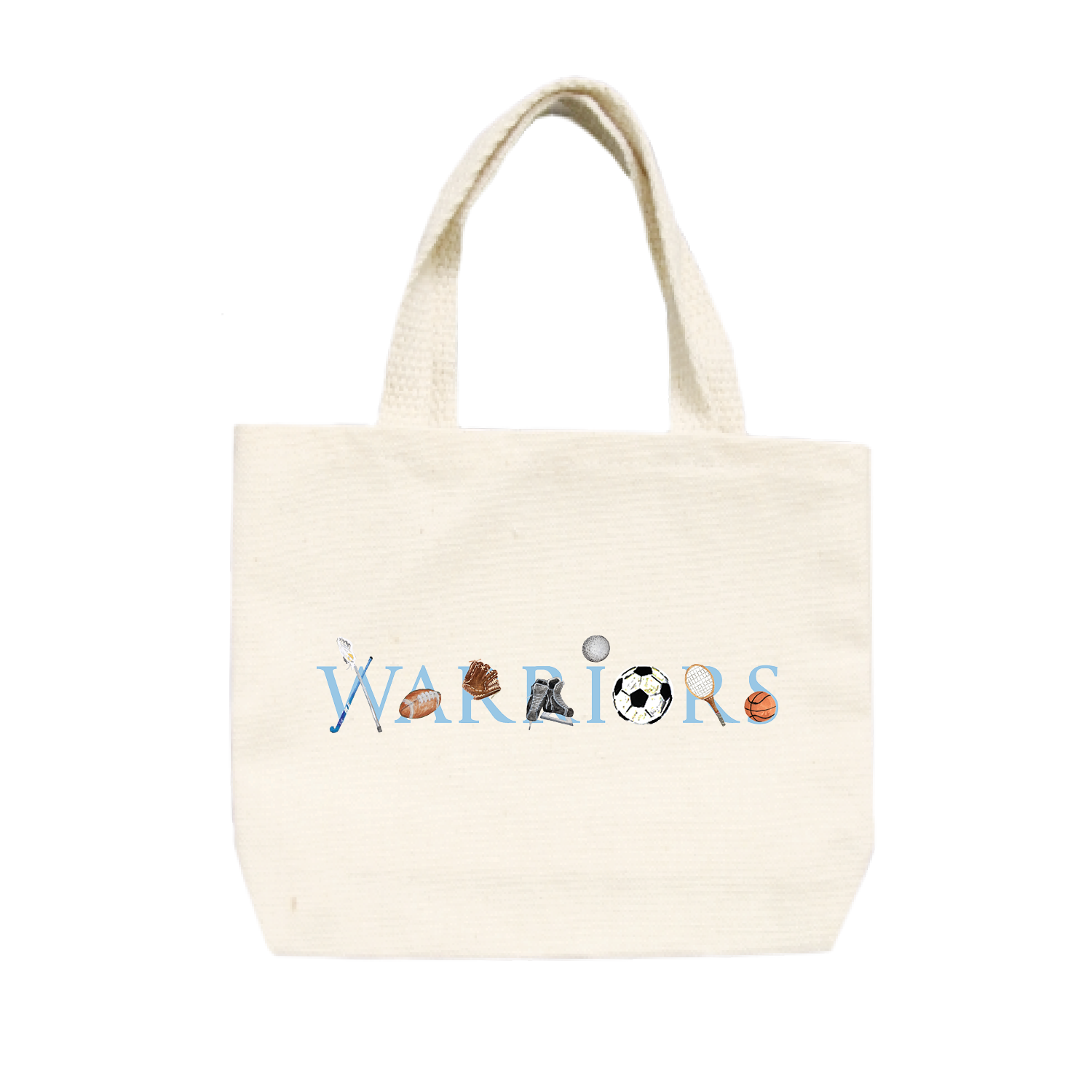 warriors small tote