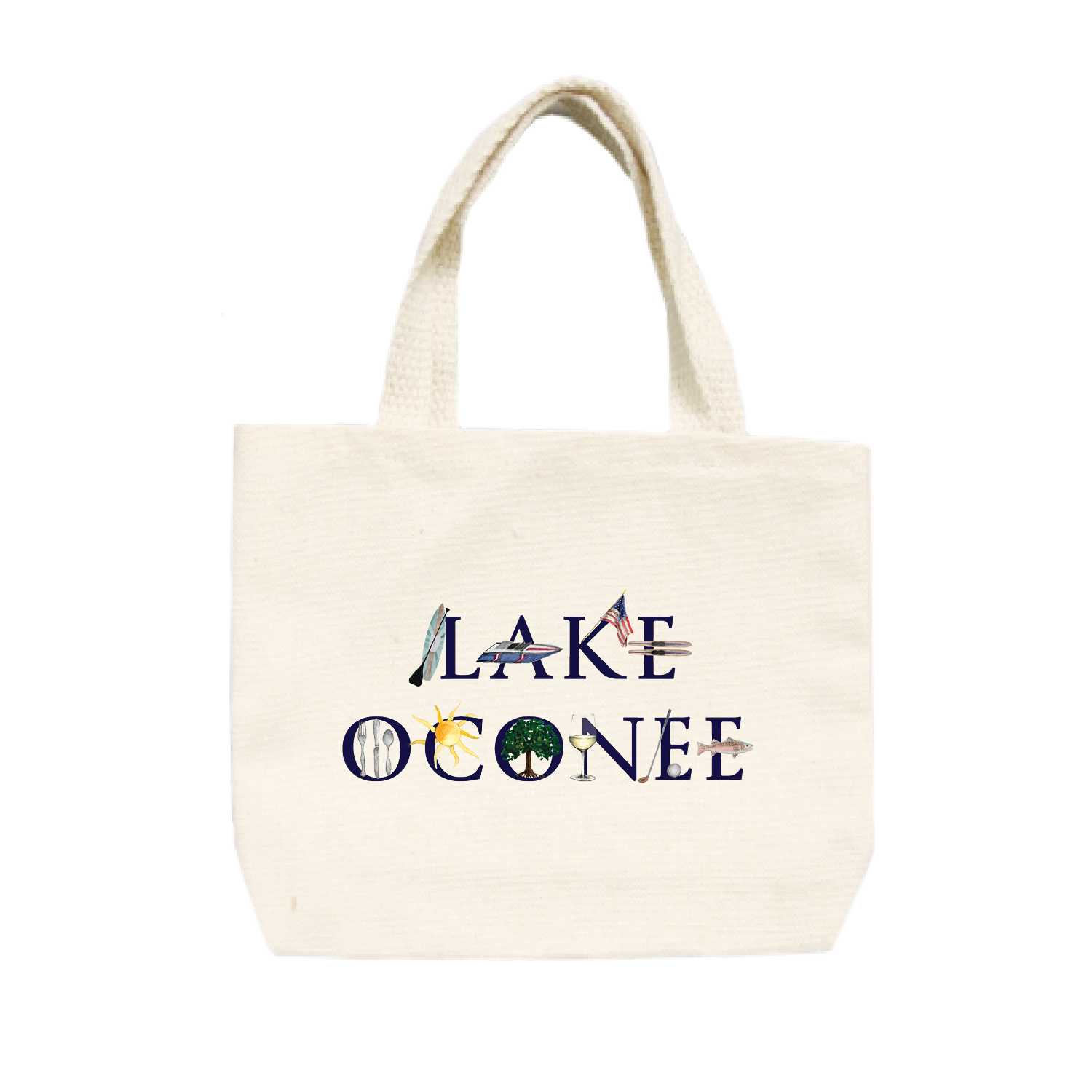 lake oconee small tote