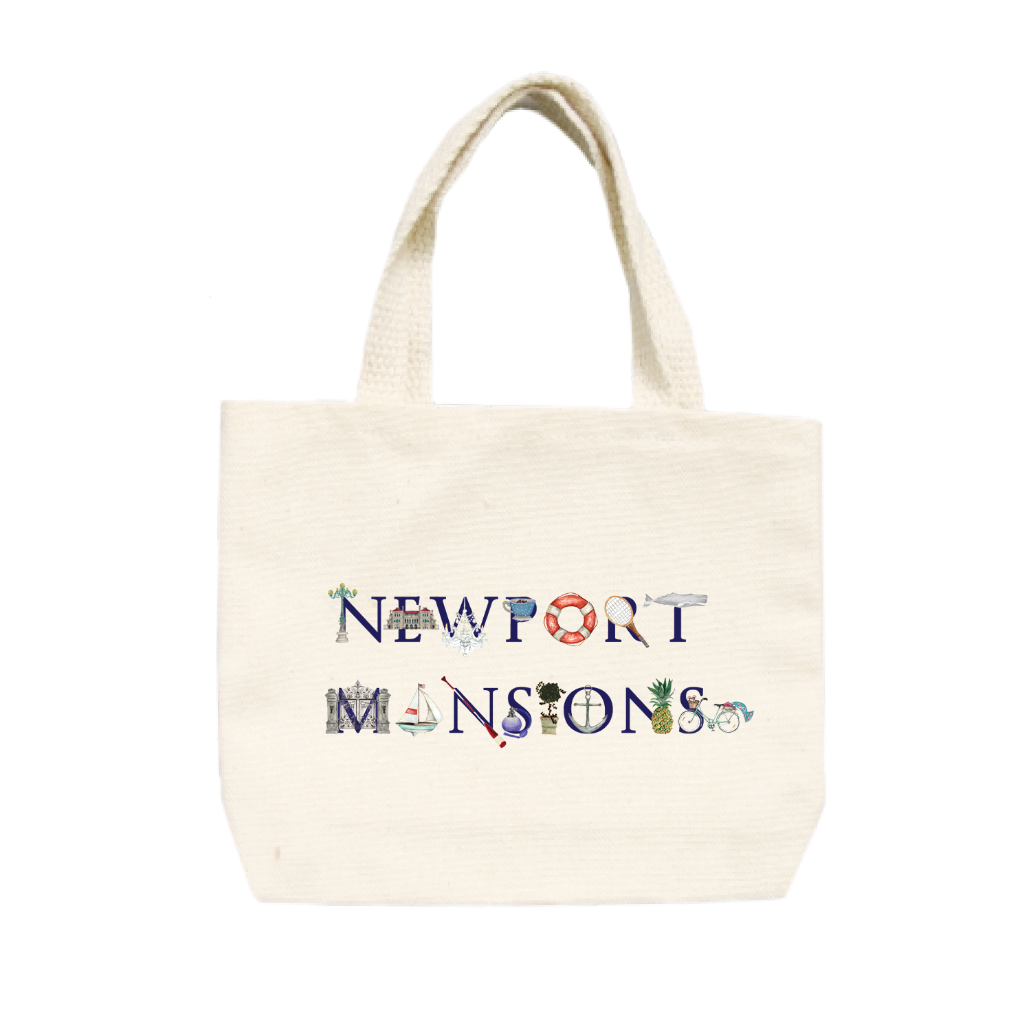 newport mansions small tote