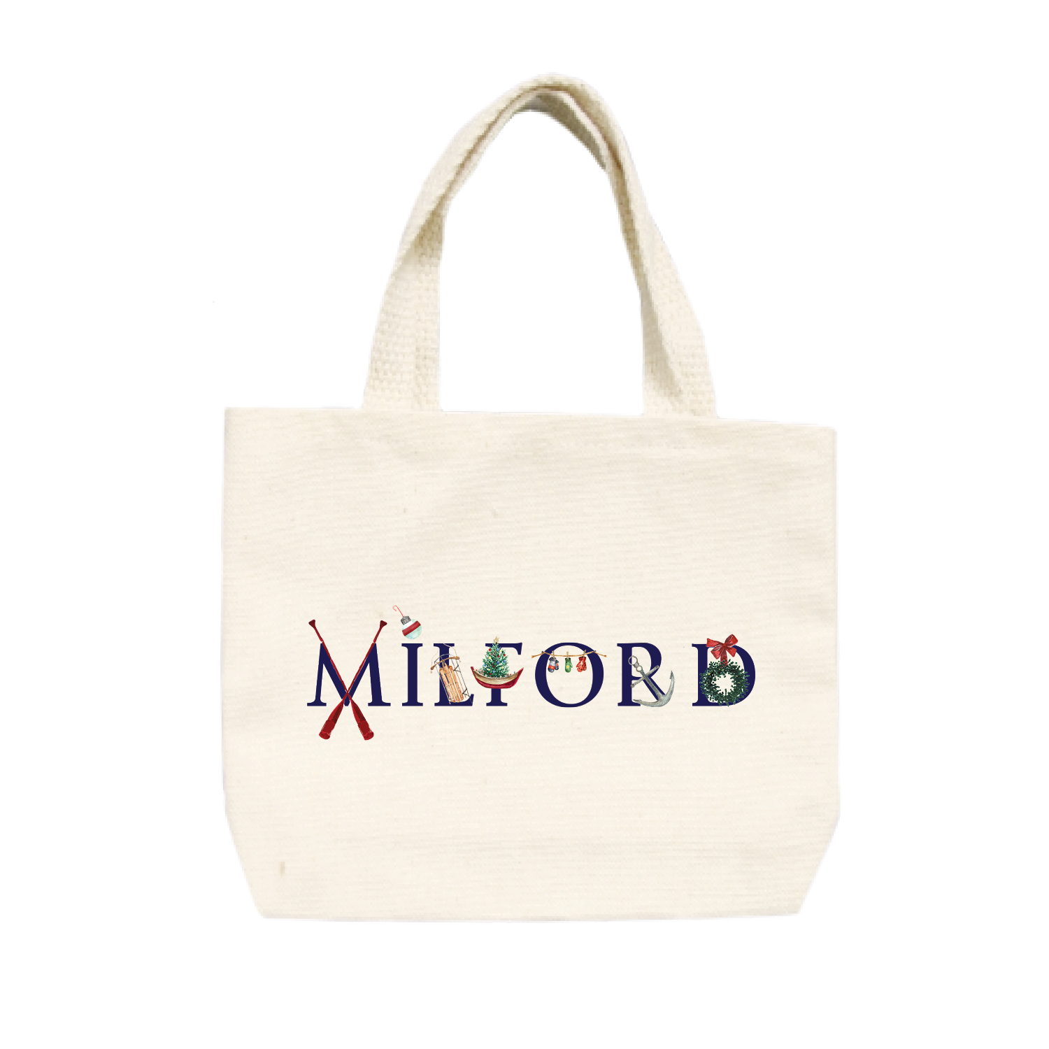 milford winter small tote