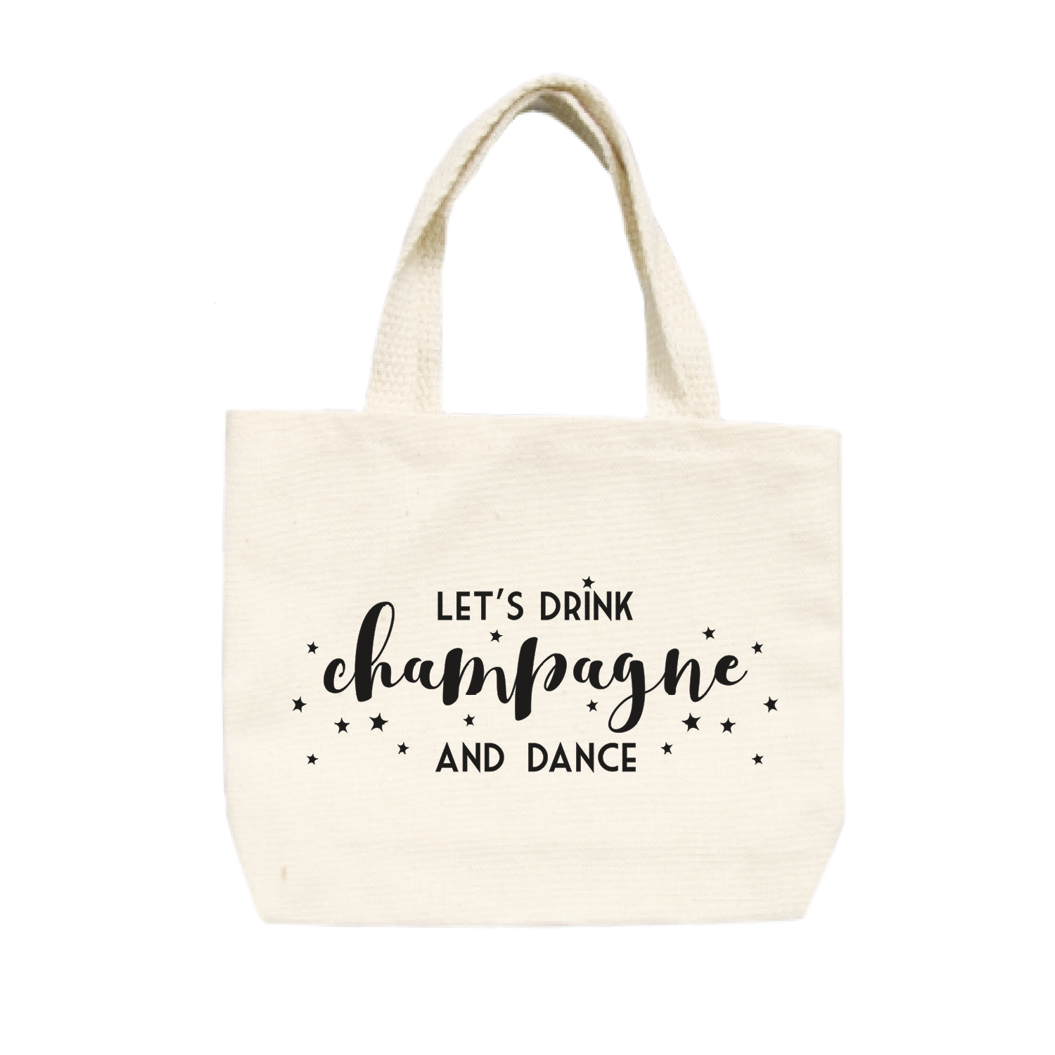 champagne and dance small tote