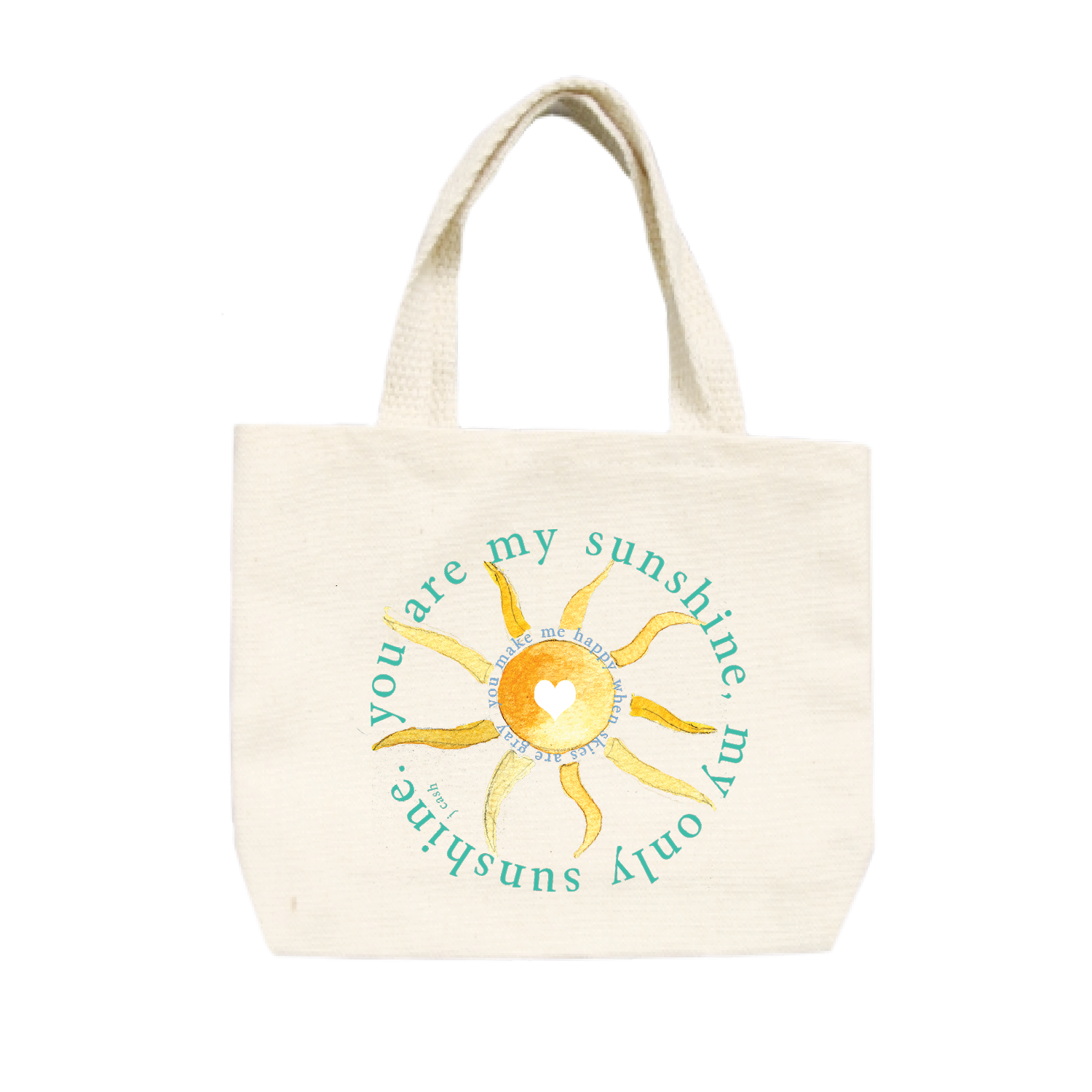 you are my sunshine small tote