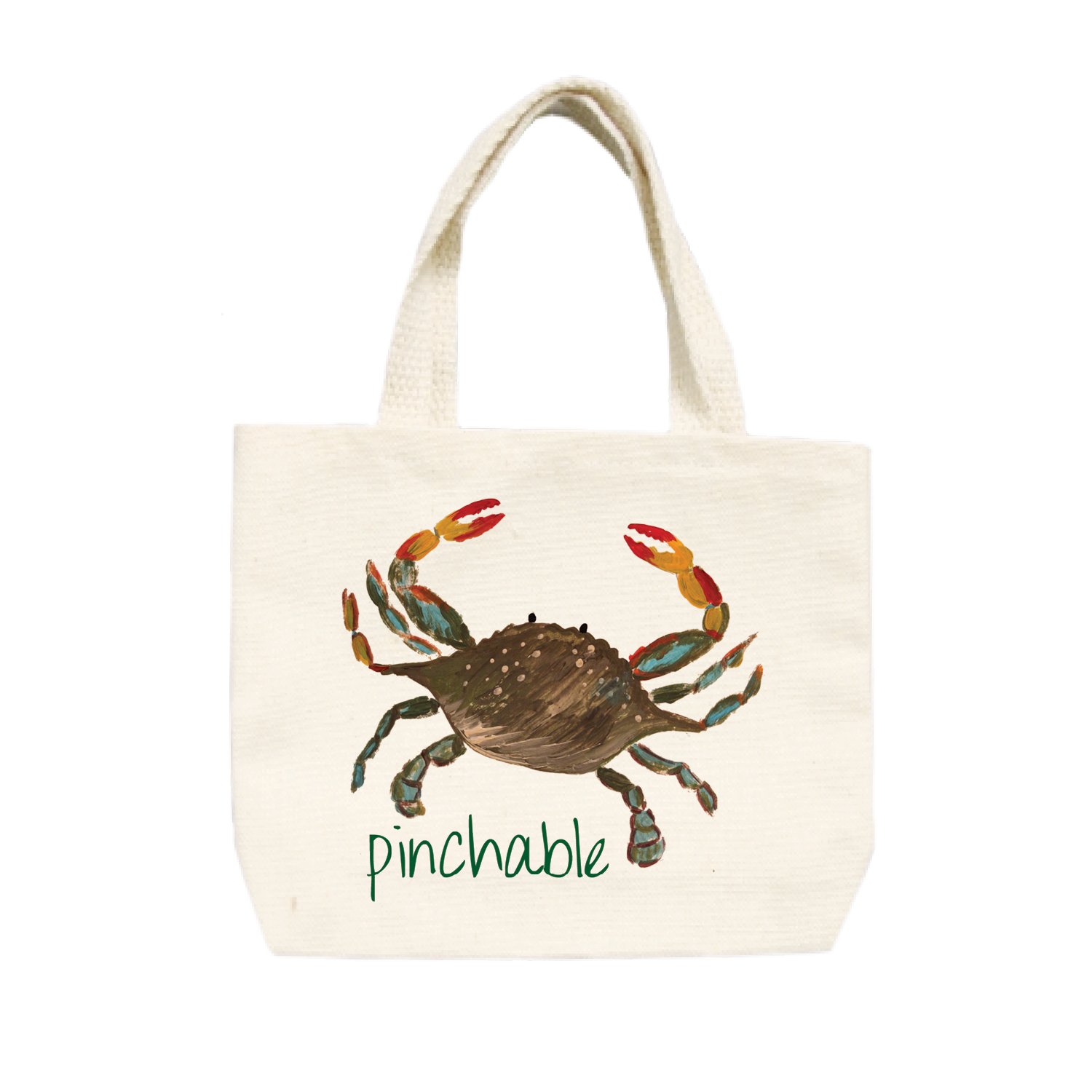 pinchable brown small tote