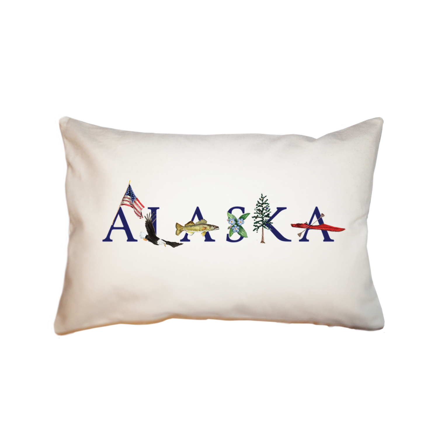 Alaska large rectangle pillow