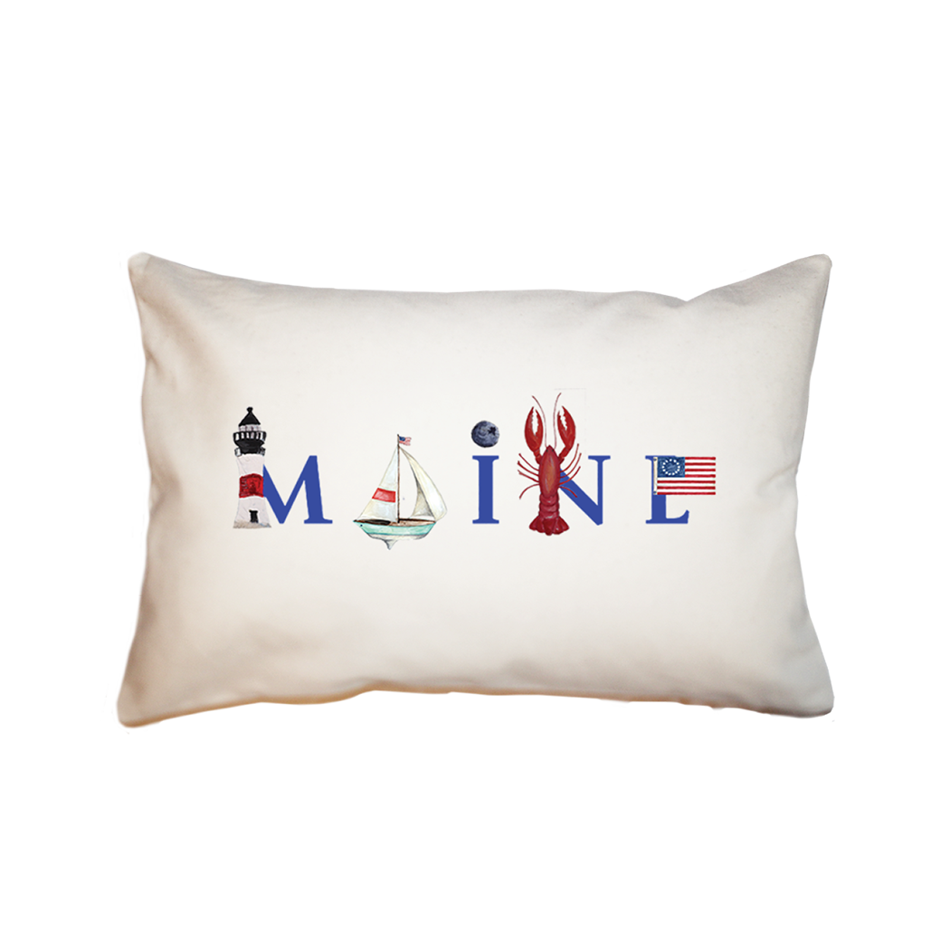 maine  summer small accent pillow