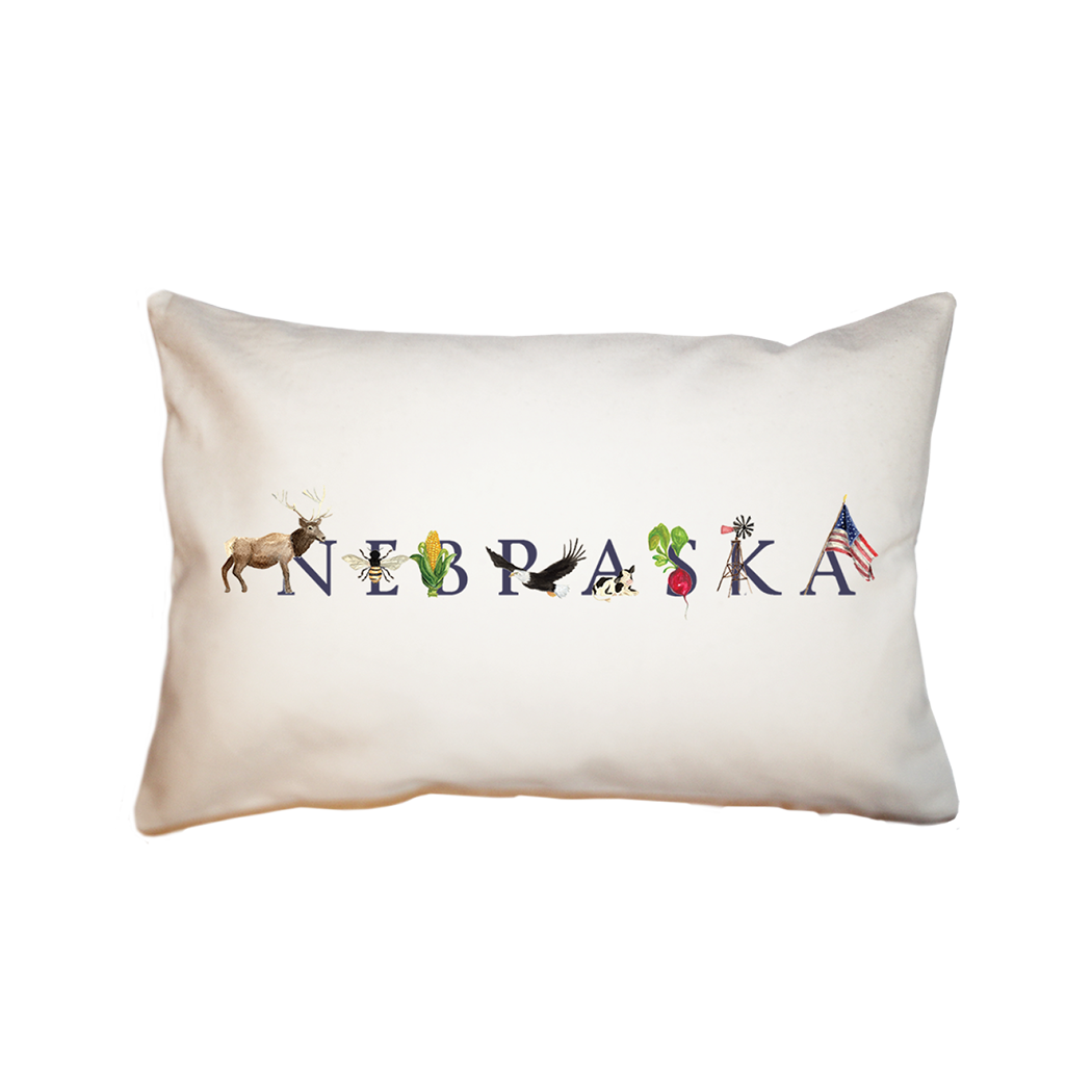 Nebraska  small accent pillow