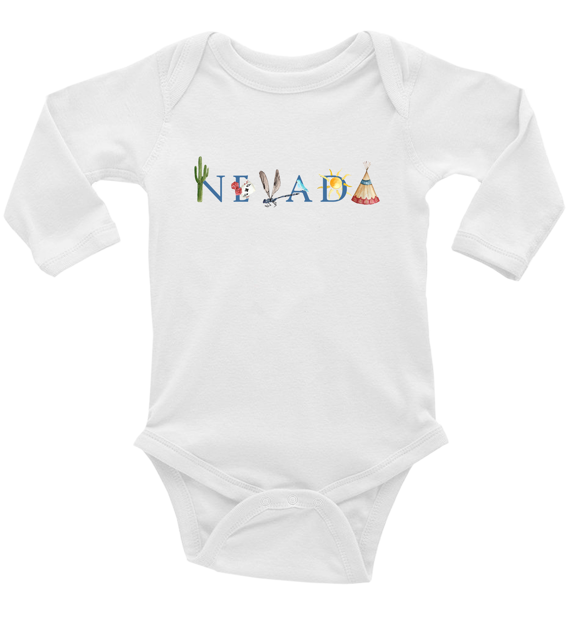 Nevada baby snap up long sleeve