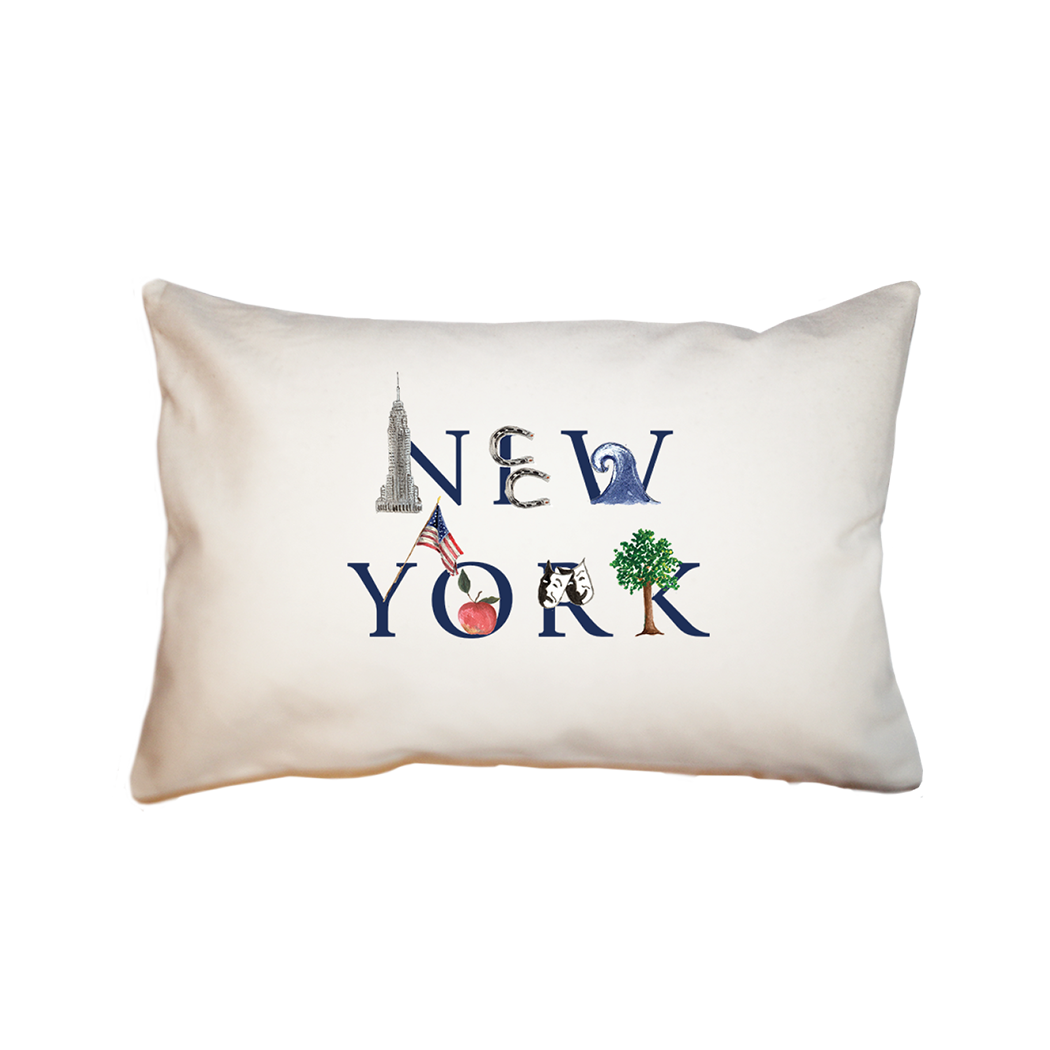 New York  small accent pillow