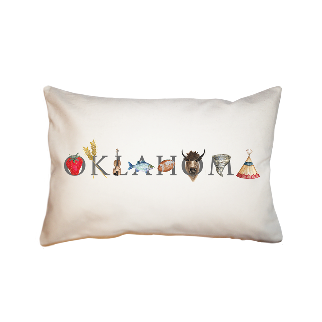 Oklahoma  small accent pillow