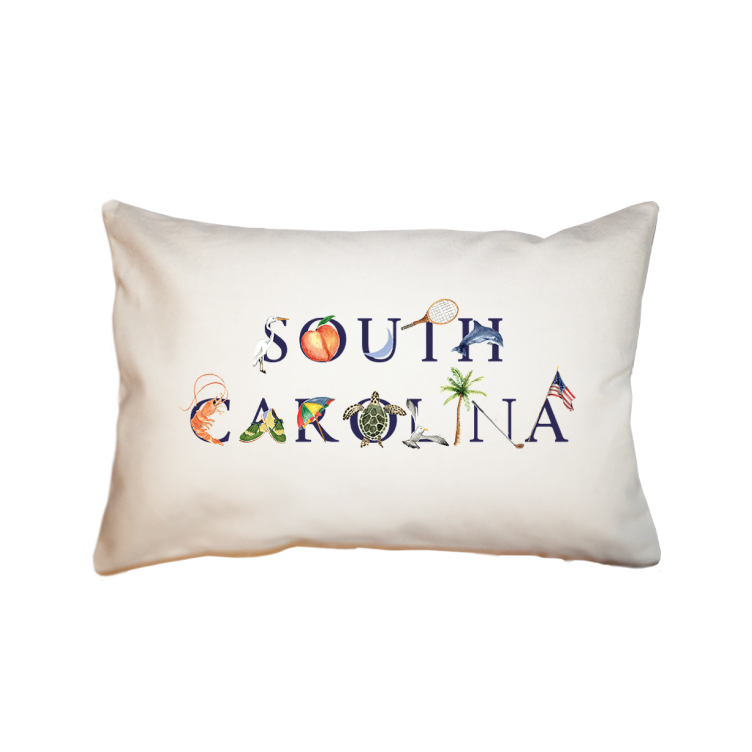 South Carolina large rectangle pillow