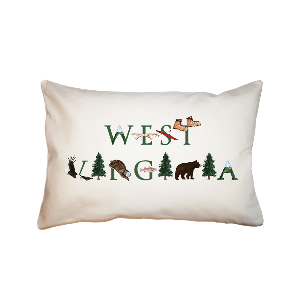 West Virginia  small accent pillow