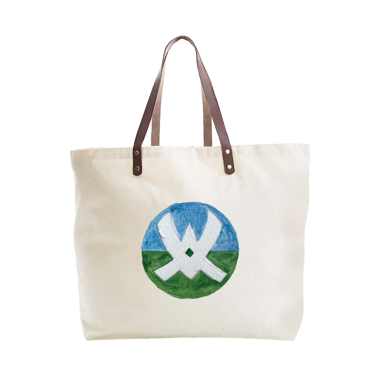 waterville valley logo large tote