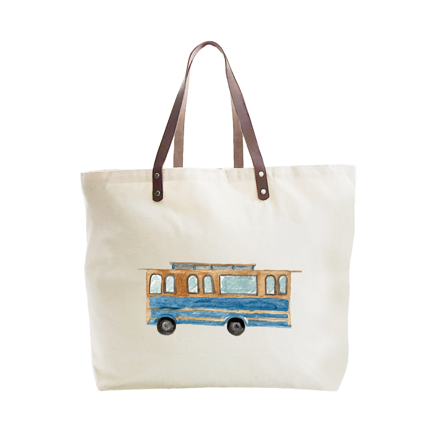 trolley laguna beach large tote