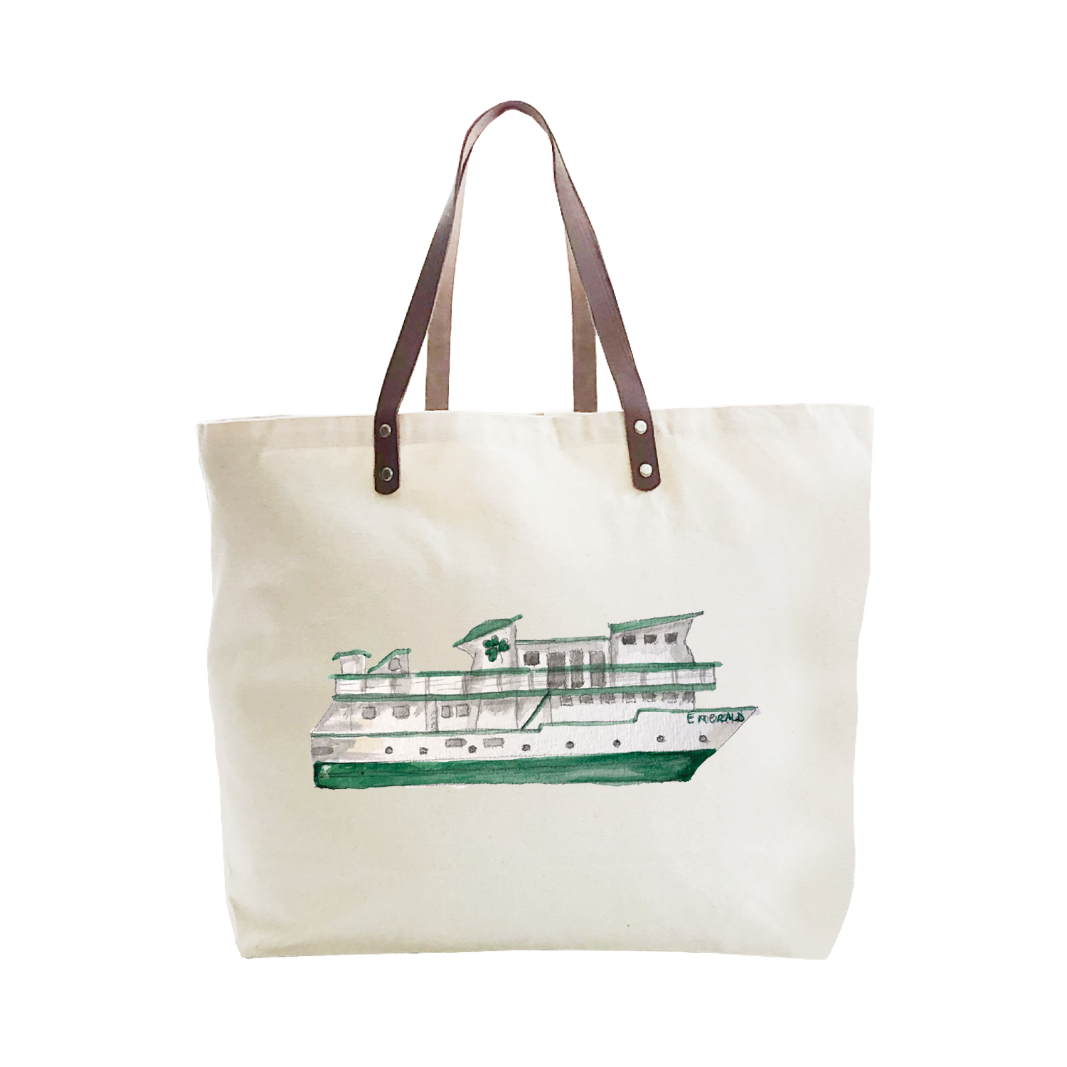 beaver island ferry large tote