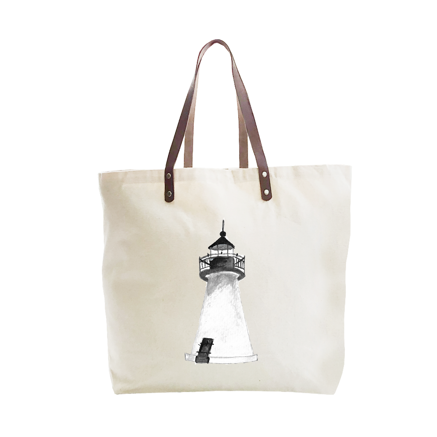 mattapoisett lighthouse large tote