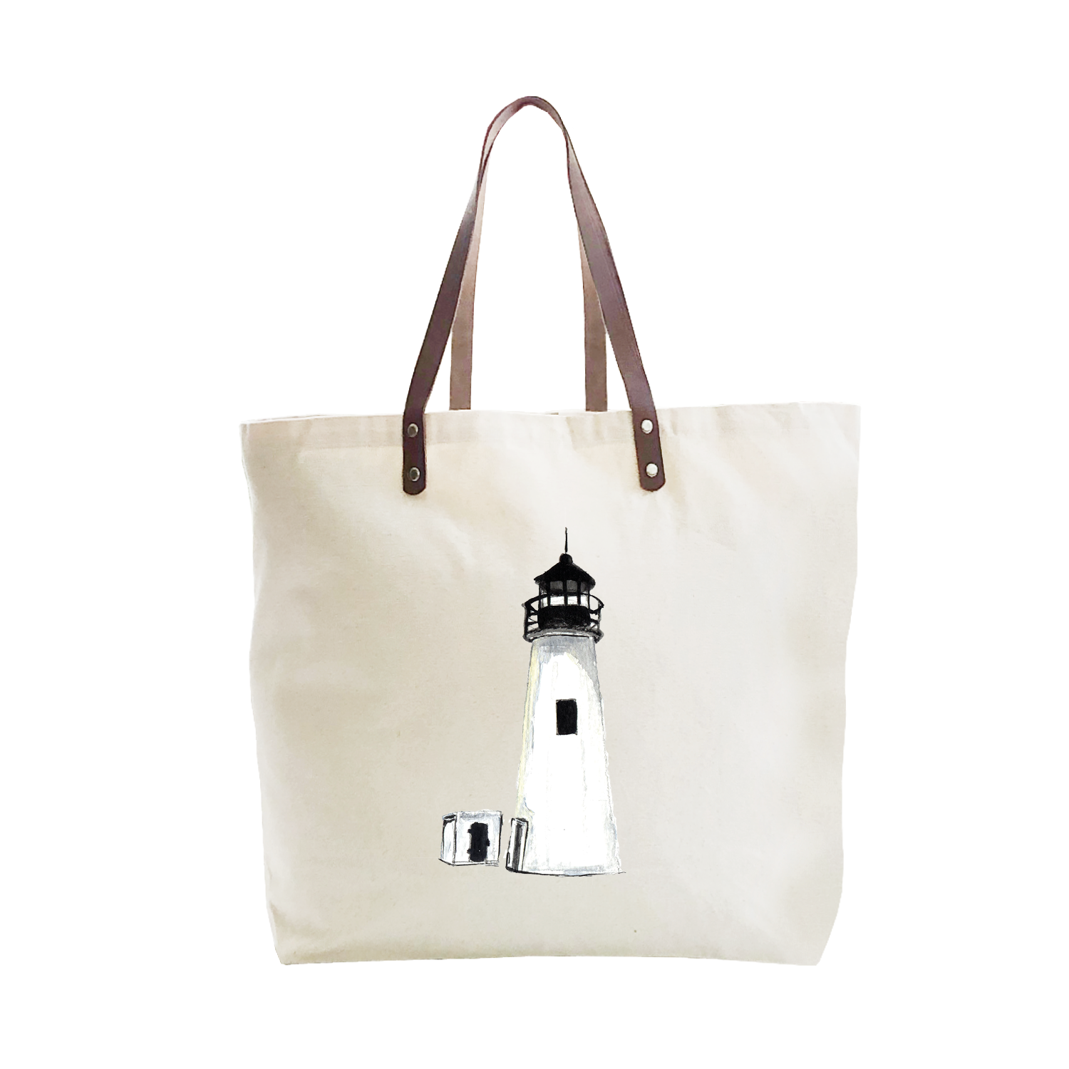 chesapeake bay lighthouse large tote