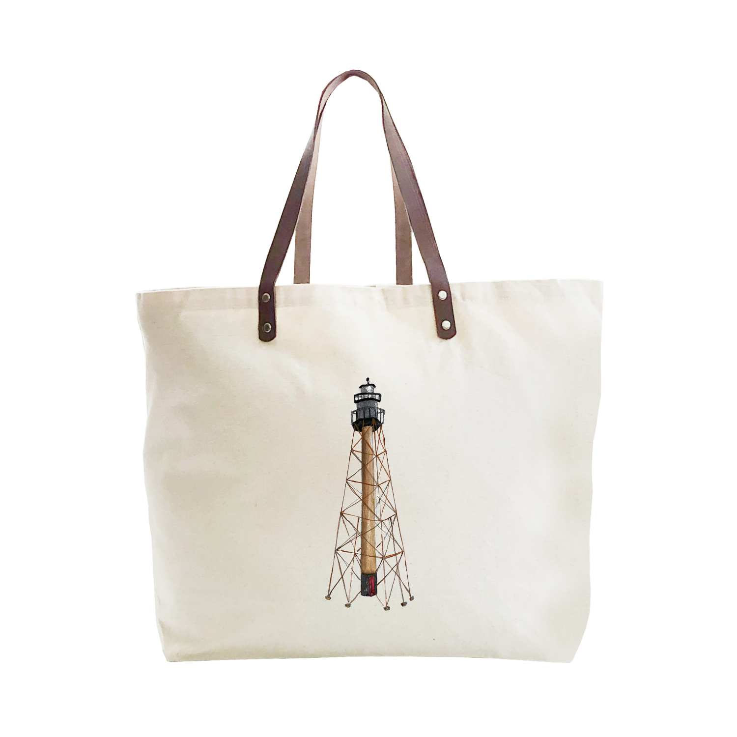 marblehead lighthouse large tote