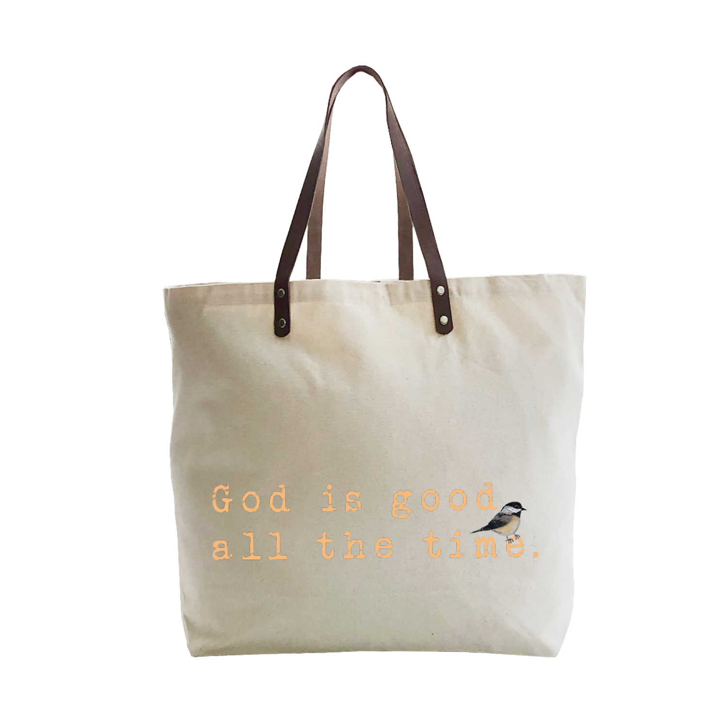 God is good large tote