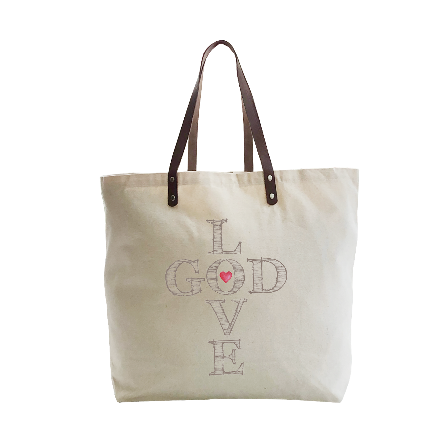 God Cross large tote