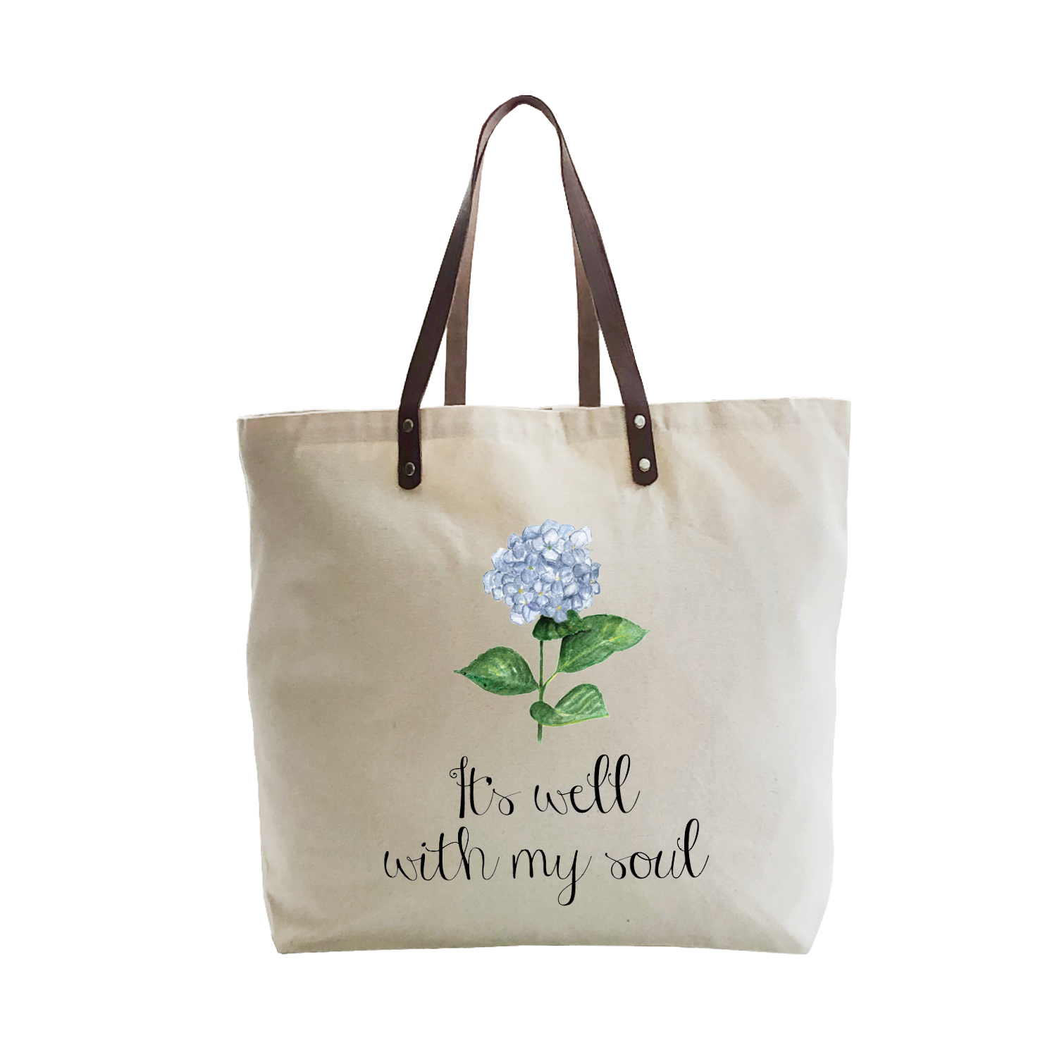it's well with my soul large tote