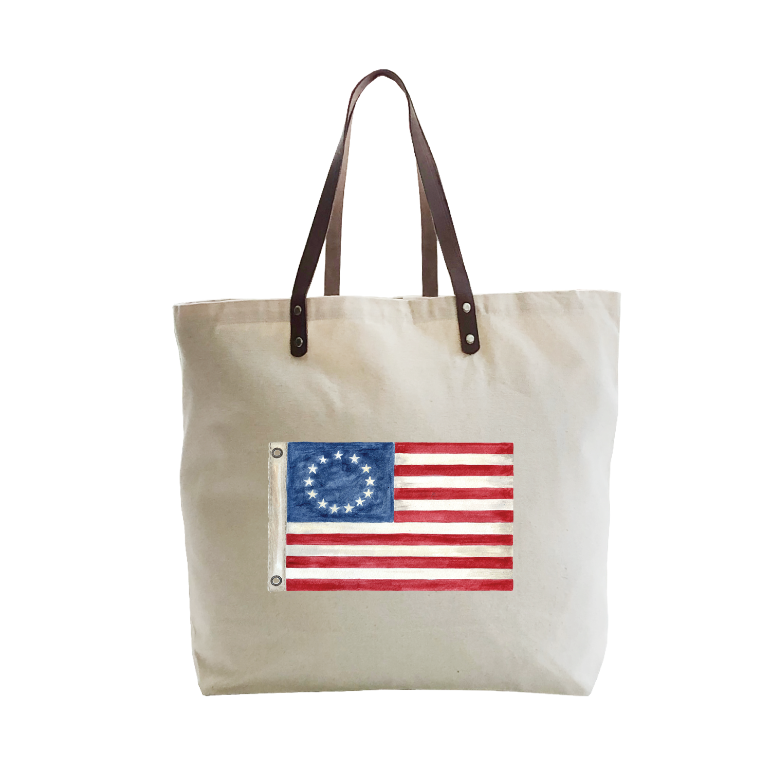 american flag large tote