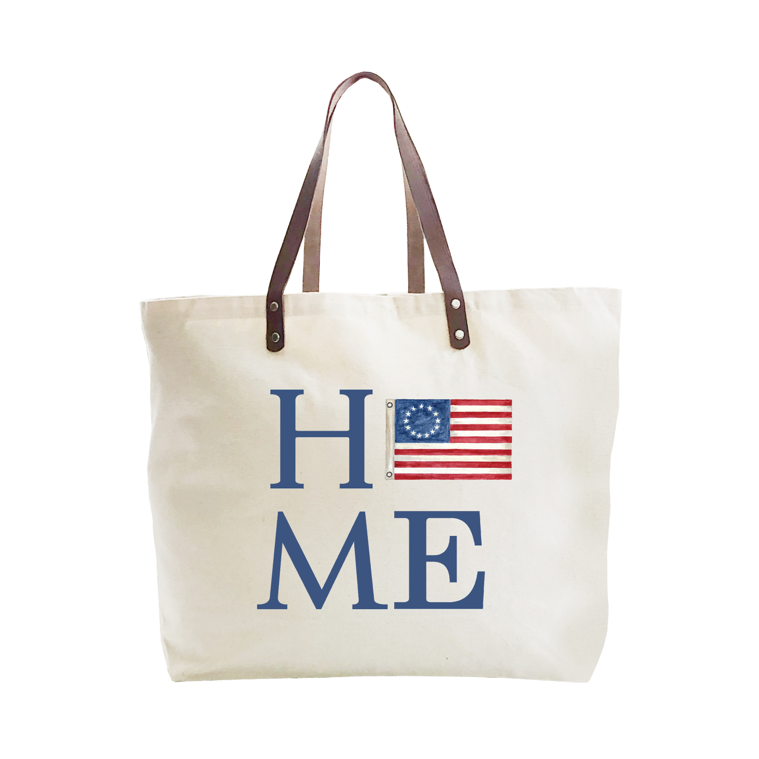 home american flag large tote