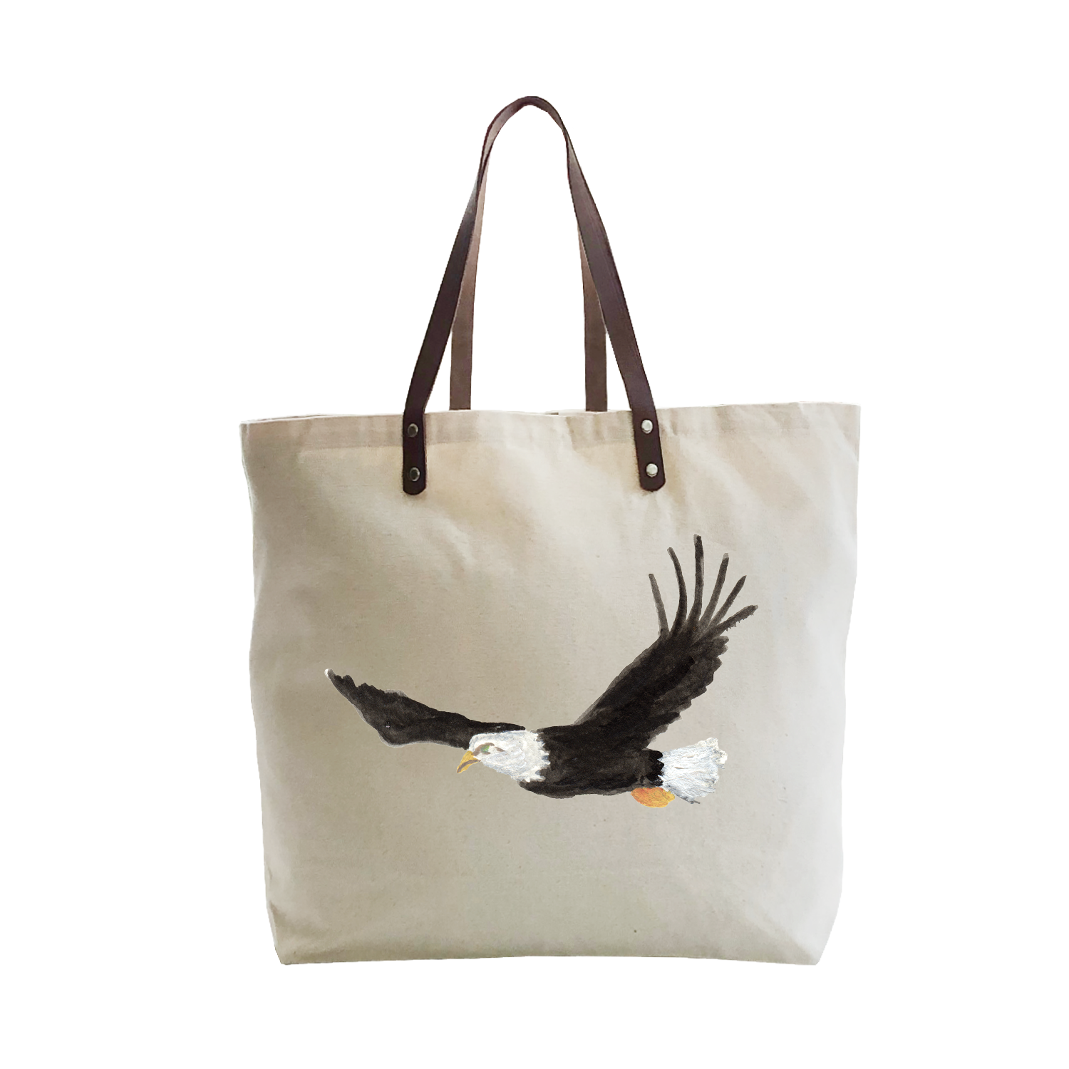 eagle in flight large tote