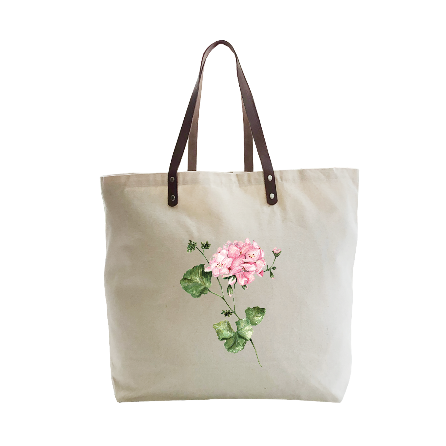 geranium large tote