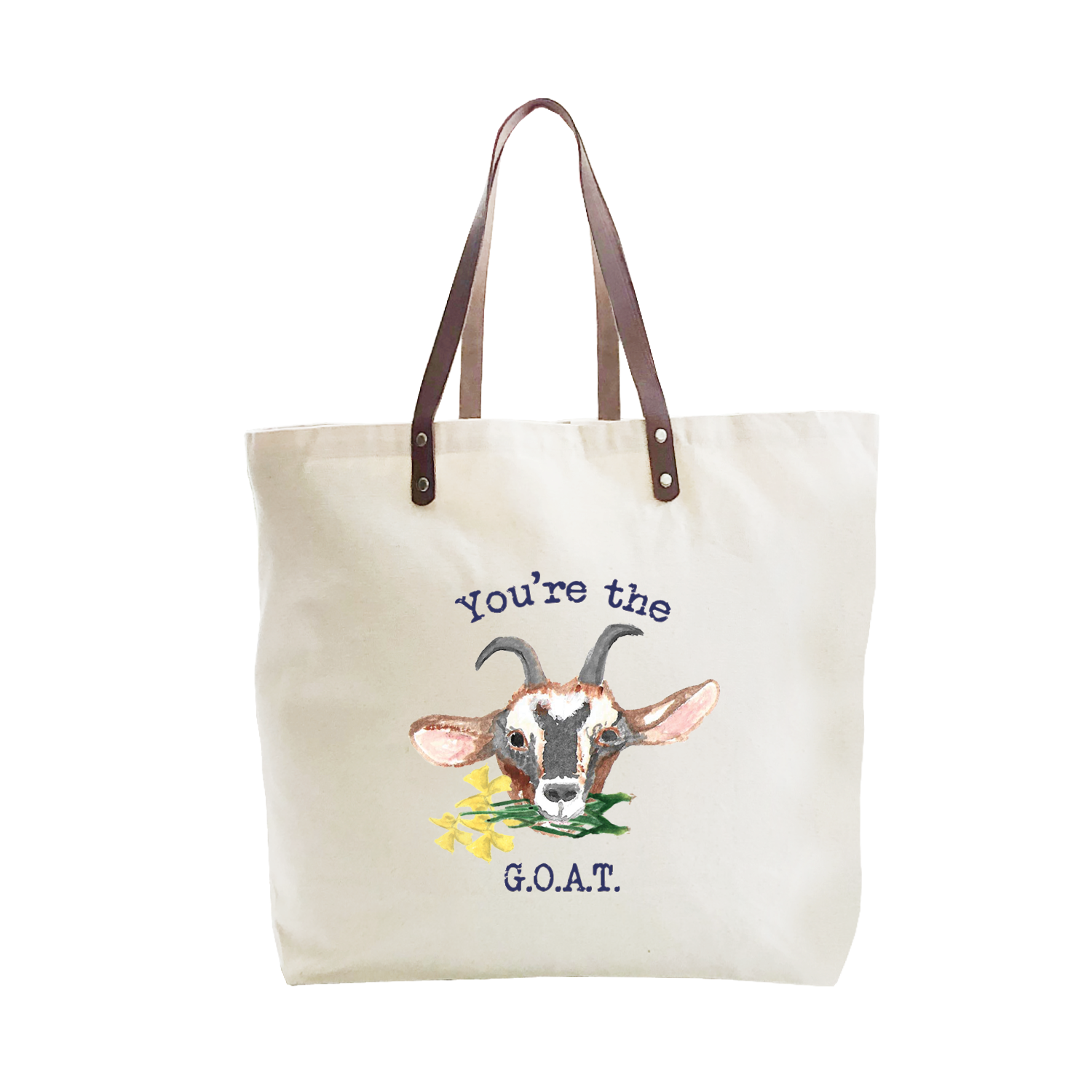 you're the goat large tote