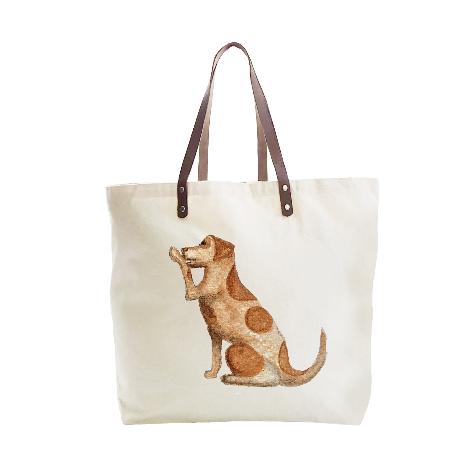 spotted dog large tote