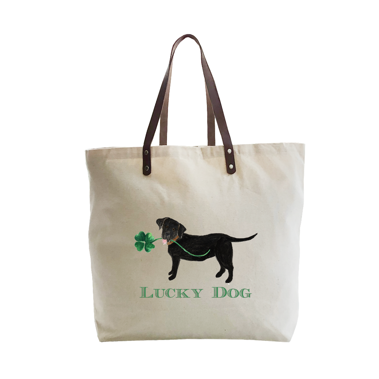 lucky dog large tote