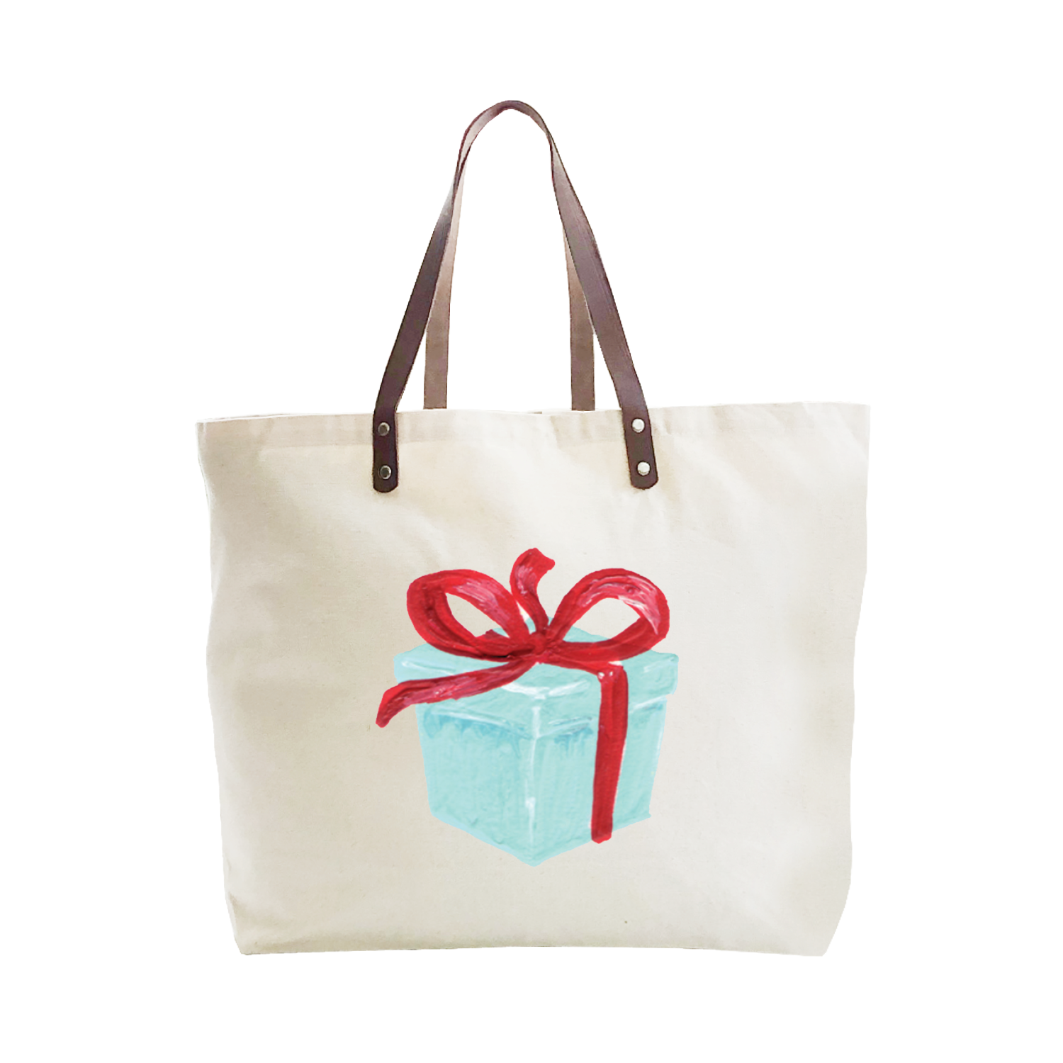 turquoise gift large tote