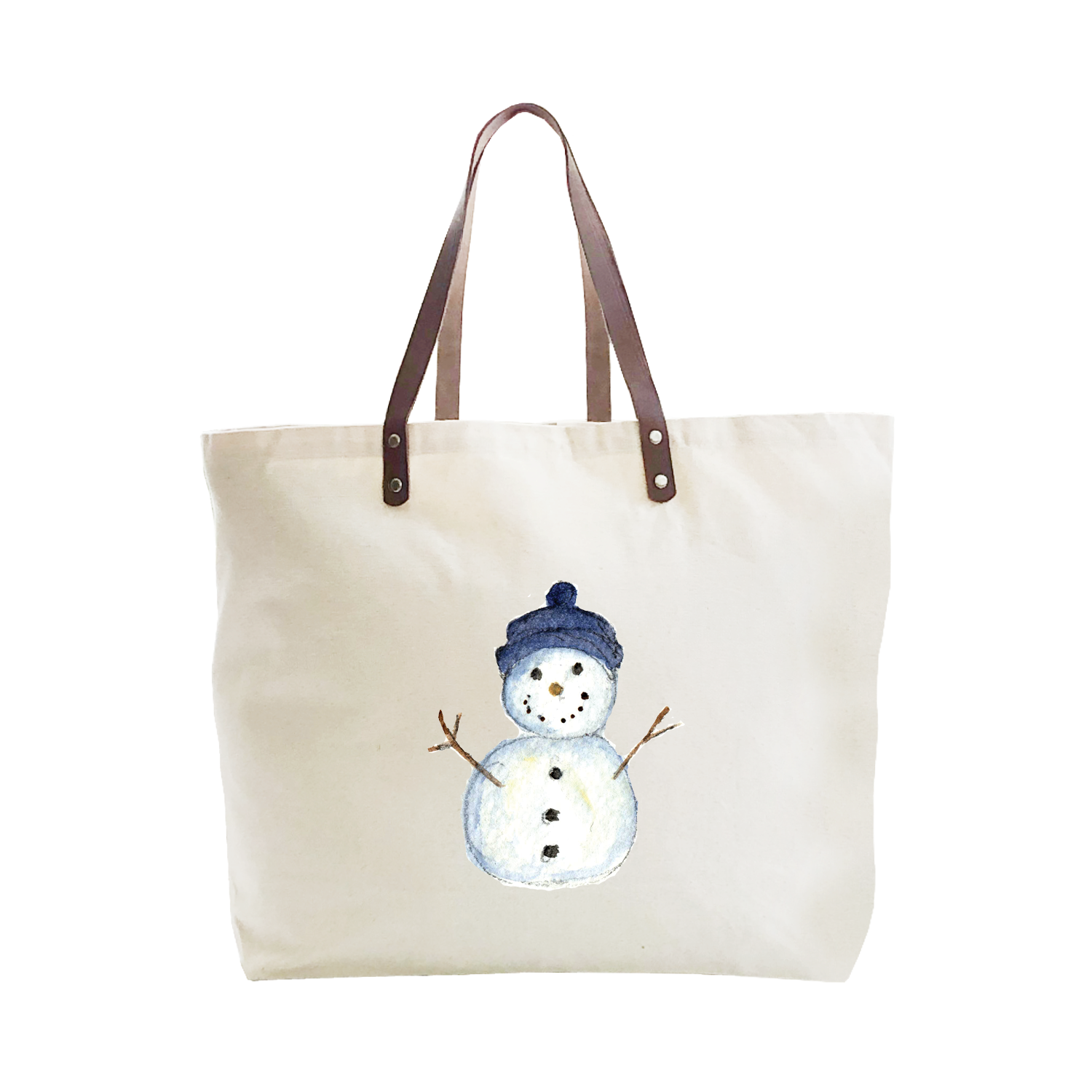 snowman baby large tote