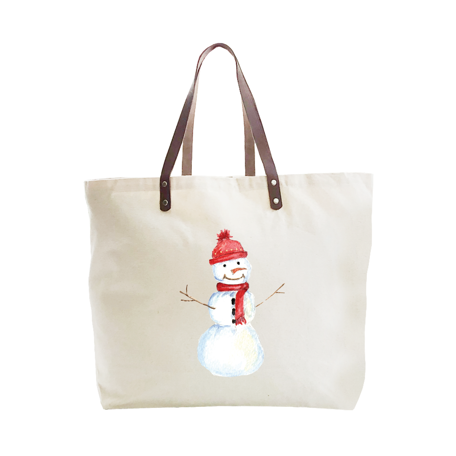 snowman large tote