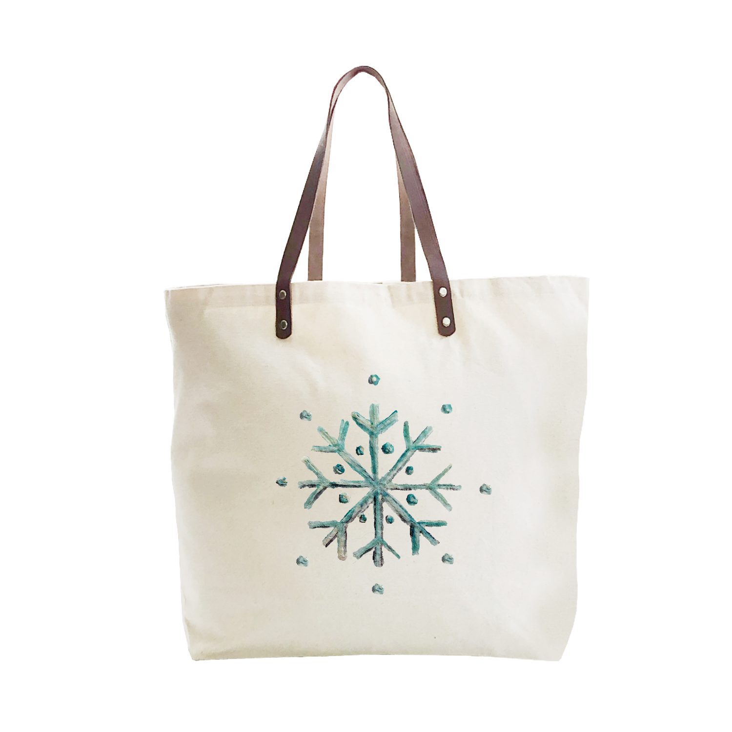 snowflake large tote