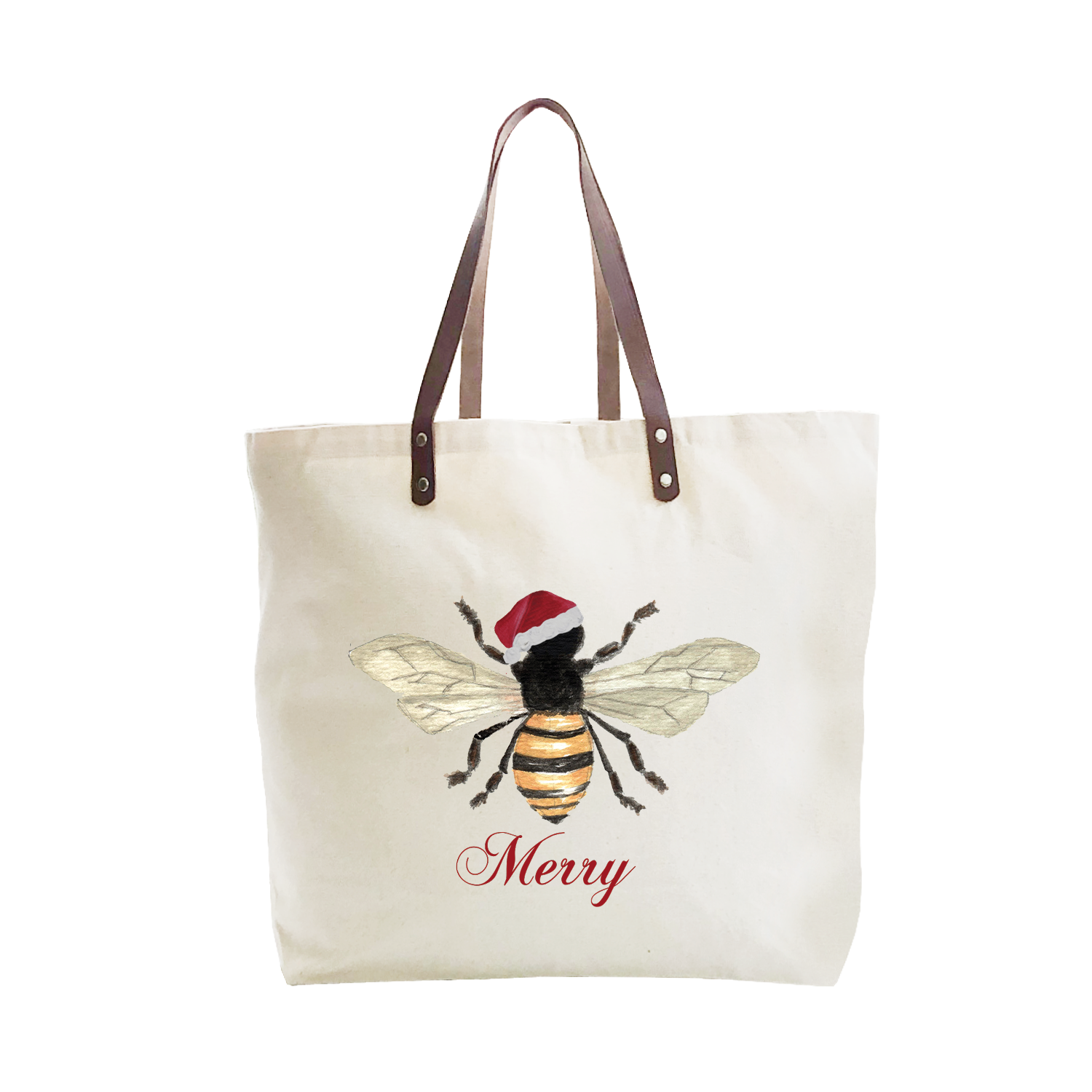 bee merry large tote