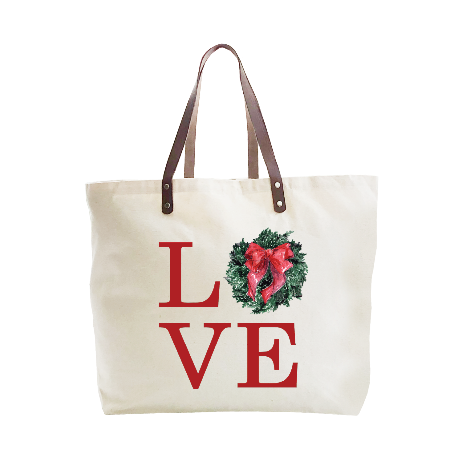 love christmas large tote