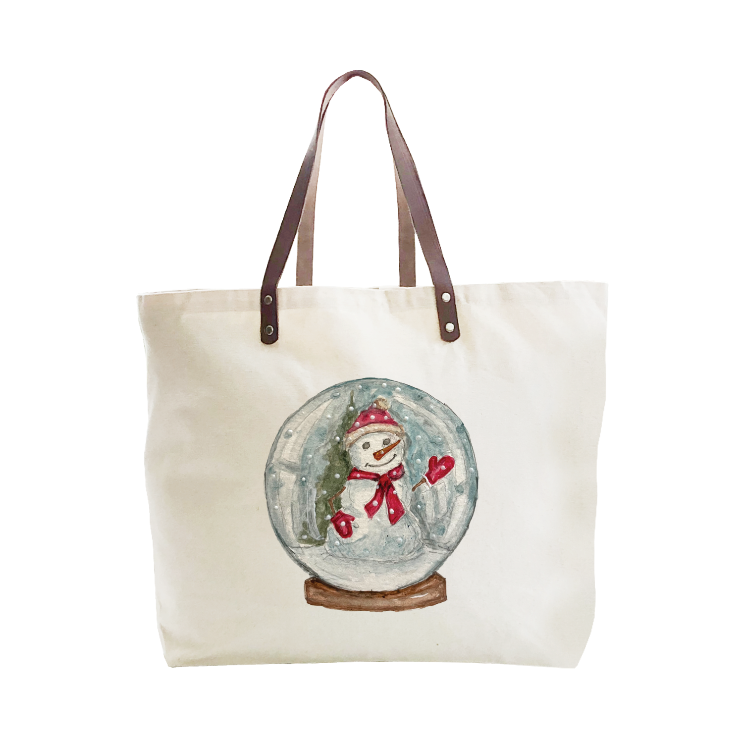 snow globe large tote