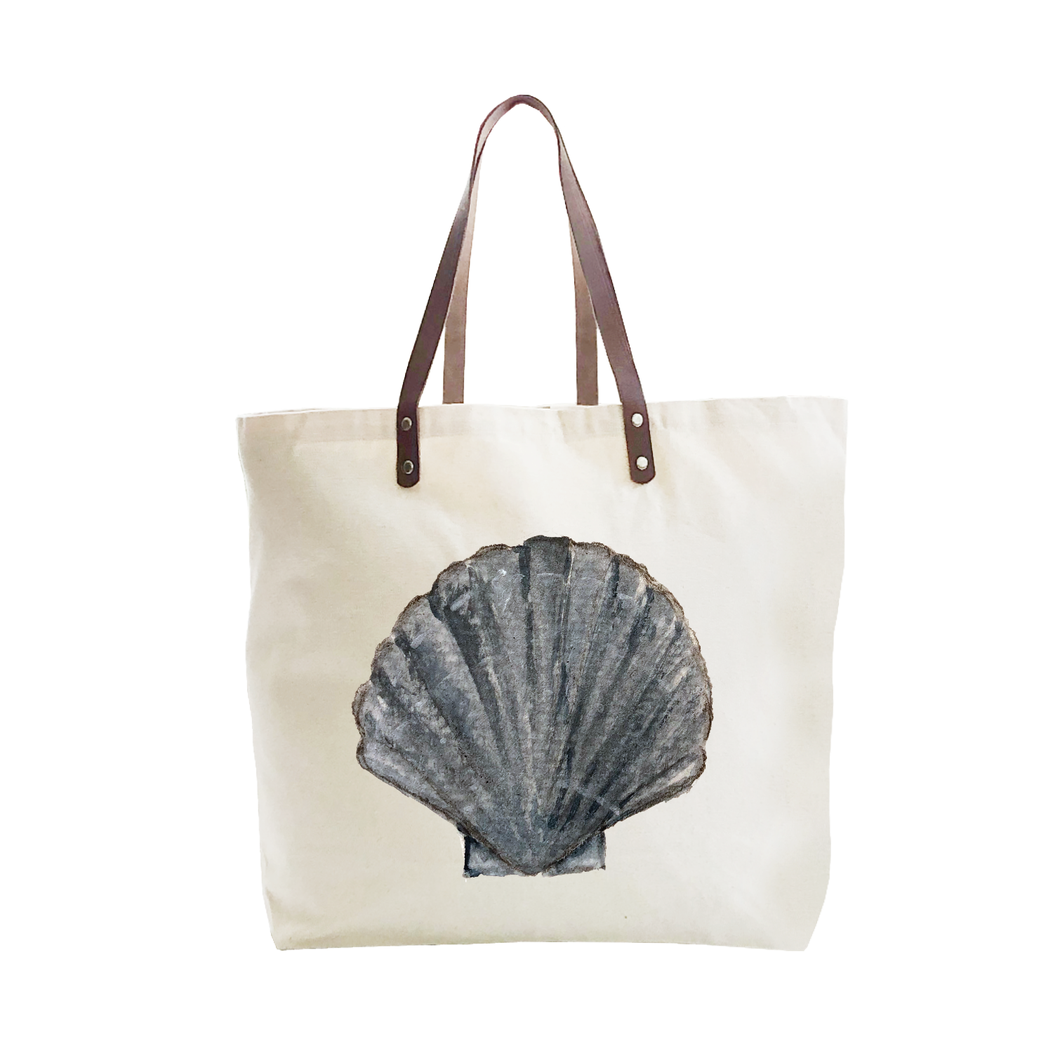 scallop shell large tote