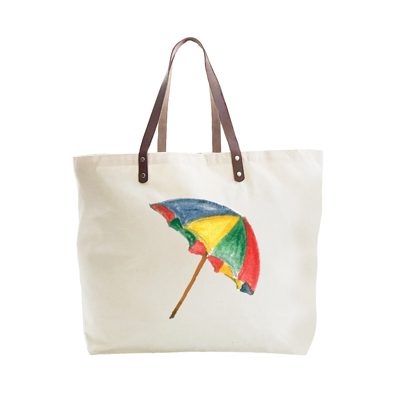 beach umbrella large tote