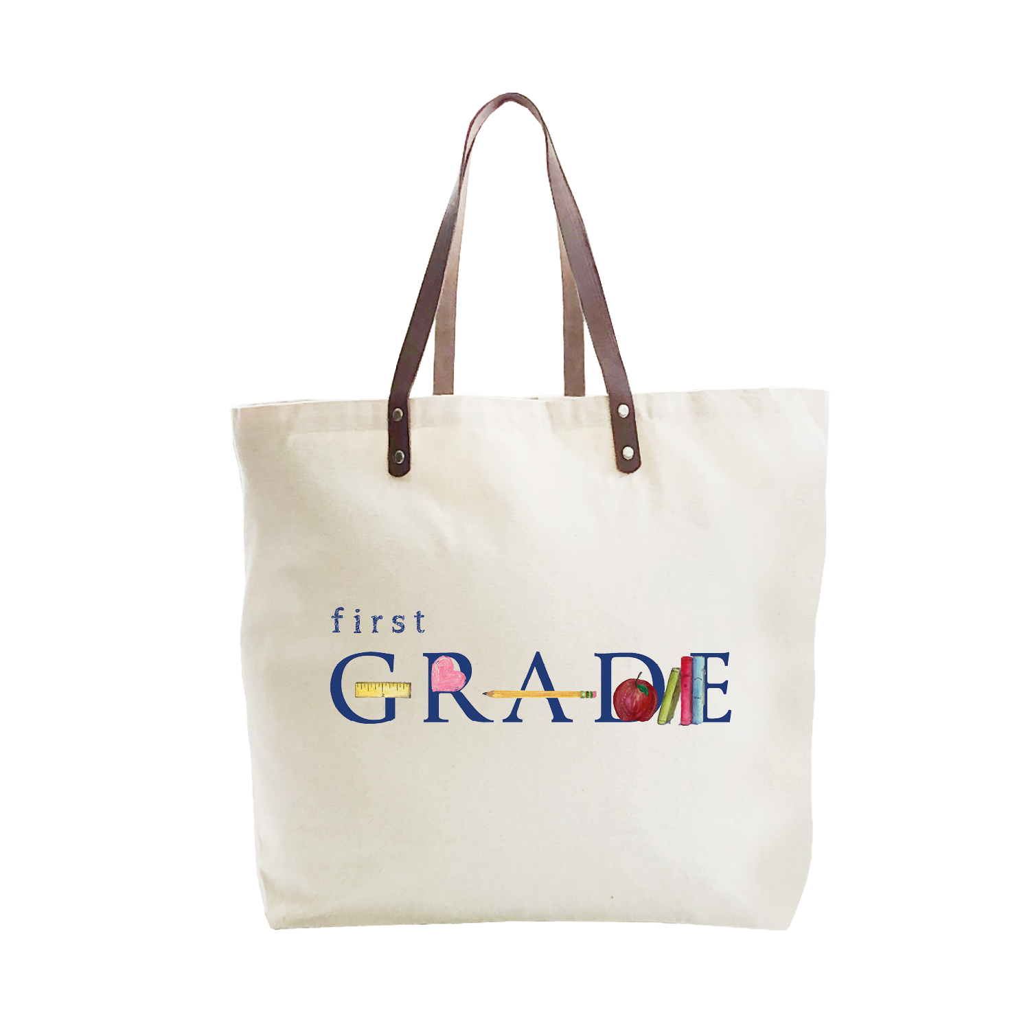 first grade large tote