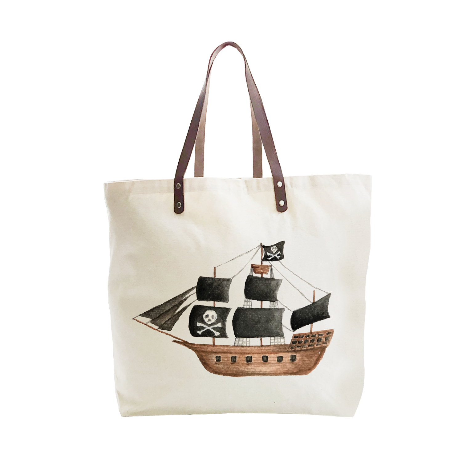 pirate ship large tote