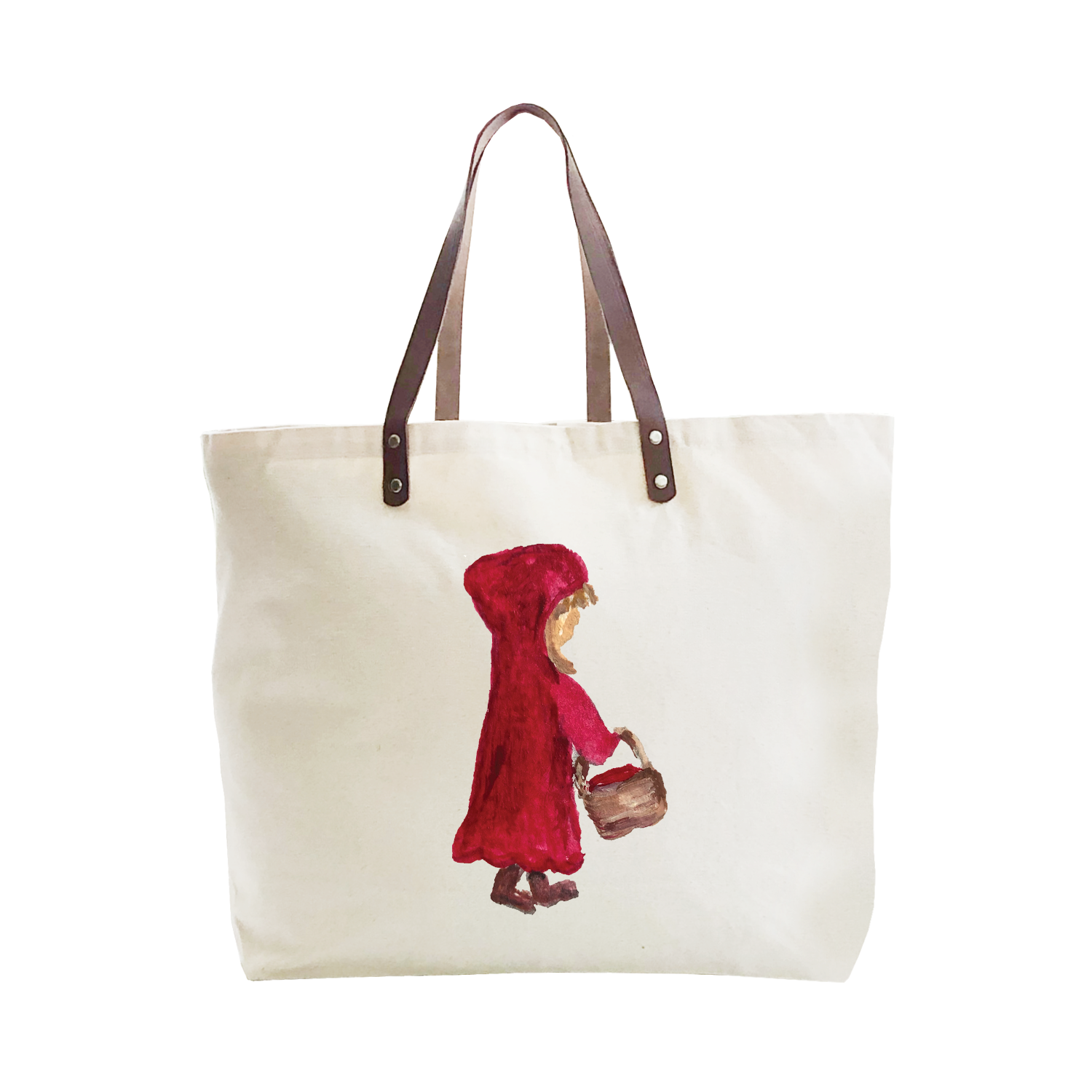 little red riding hood large tote