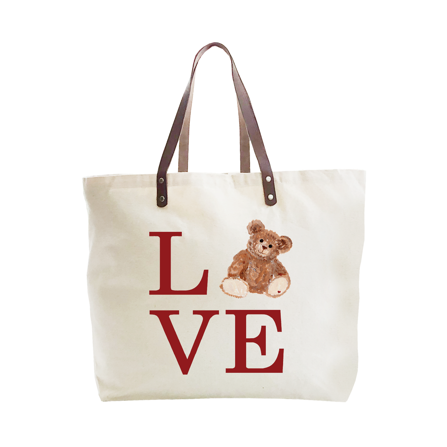 love teddy large tote