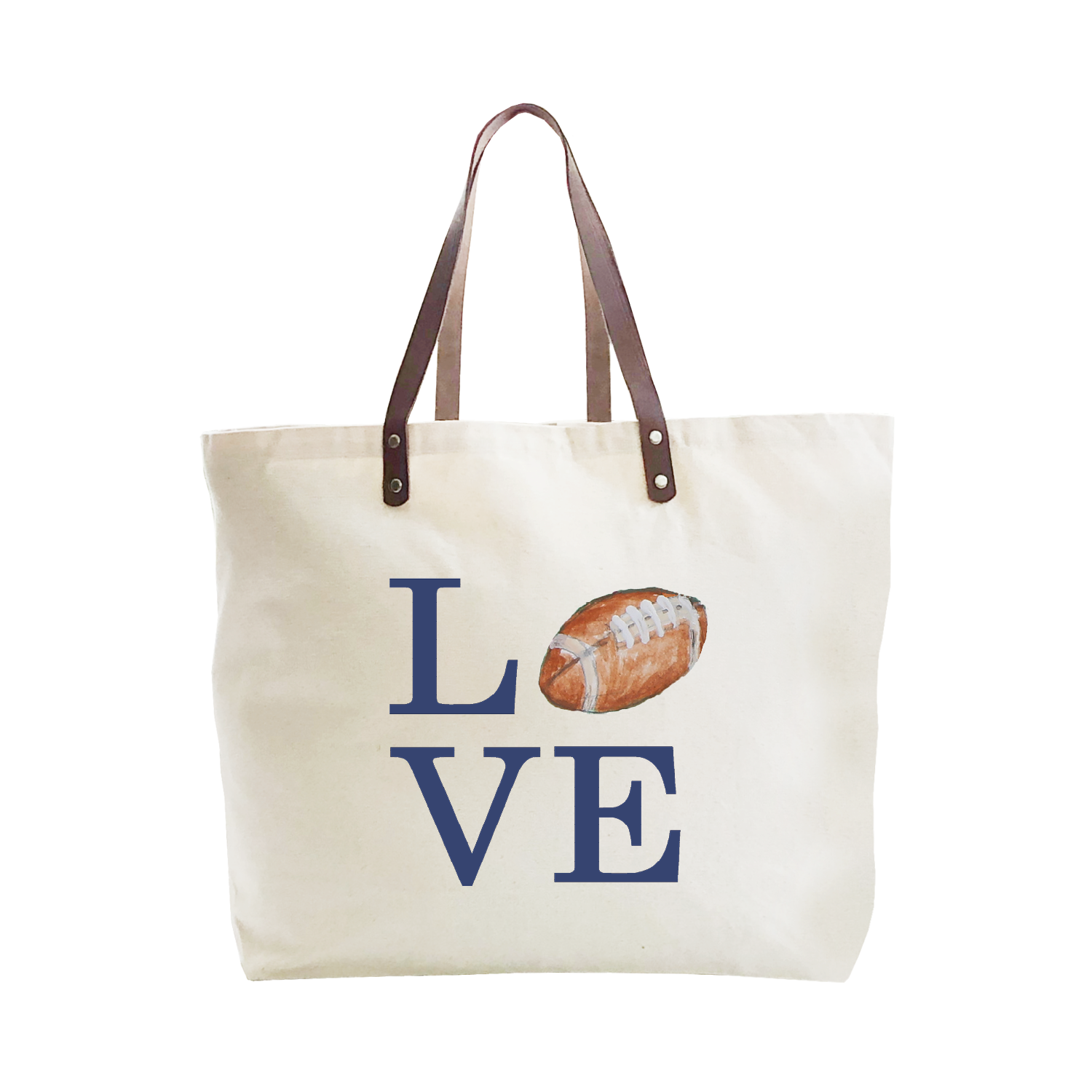 love football large tote